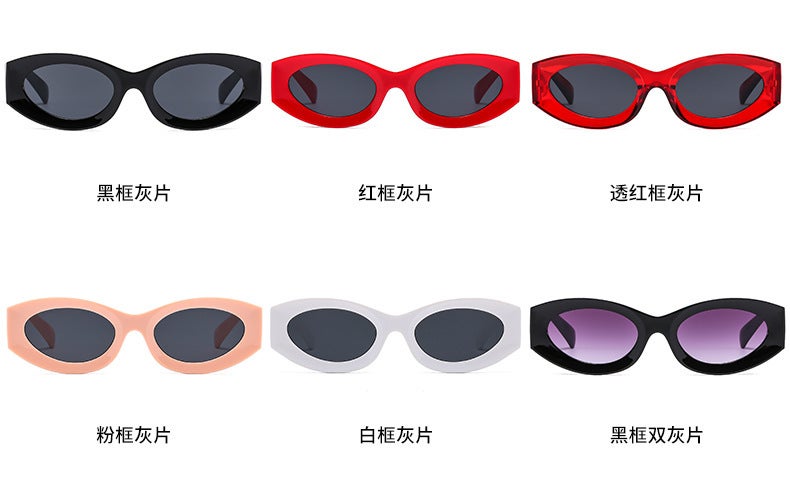 Oval Sunglasses With Letter Decor  Style For Men - Image 3