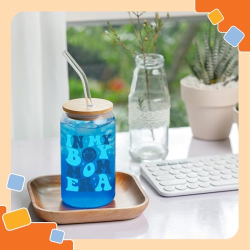 NewEleven Gifts For Mom, New Mother - Gifts For a Mom of Boys, Pregnant Mother, Expecting Momomy, Mama, Moms To Be, Mommy To Be - 16 Oz Coffee Glass - Image 5