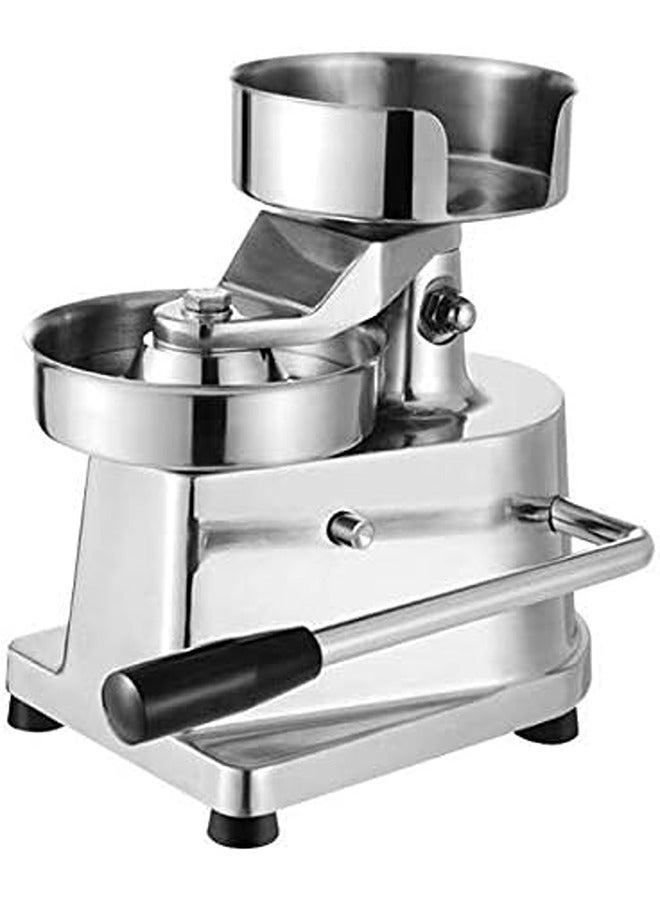 GRACE KITCHEN Commercial Burger Press machine Hamburger Patty Maker 100mm/4inches 130mm/5inches Stainless Steel Burger Press Heavy Duty Beef Meat Forming Processor (13CM (5inches)) 
