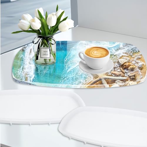 Vehipa Extra Large Silicone Molds for Epoxy Resin Table, Oval Epoxy Resin Molds for DIY Art Home Decor, River Table, Cutting Board, Resin Art - Image 5