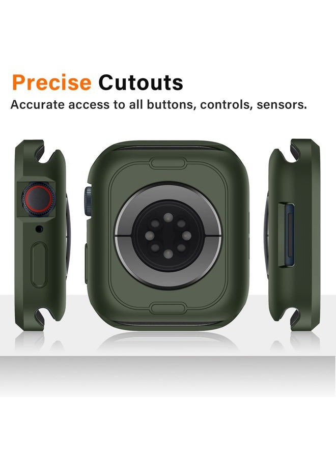 Amizee Compatible with Apple Watch Case Series 8/7 41mm Series 6/5/4/SE 40mm, Slim Flexible TPU Shockproof Bumper Protective Cover Case for Apple Watch SE and iWatch Series 8 7 6 5 4 - Black - Image 5