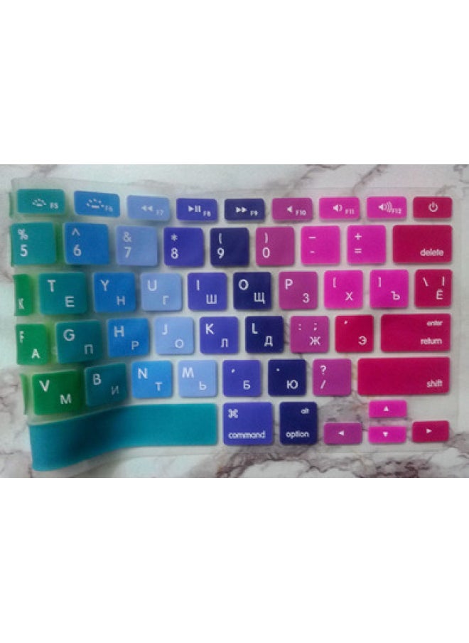 Generic - Apple Keyboard Film Apple Macbook 13.0/15inch AIR PRO Notebook Spanish Keyboard Film-Color:Transparent-Size:Cardboard + OPP Packaging - Image 1