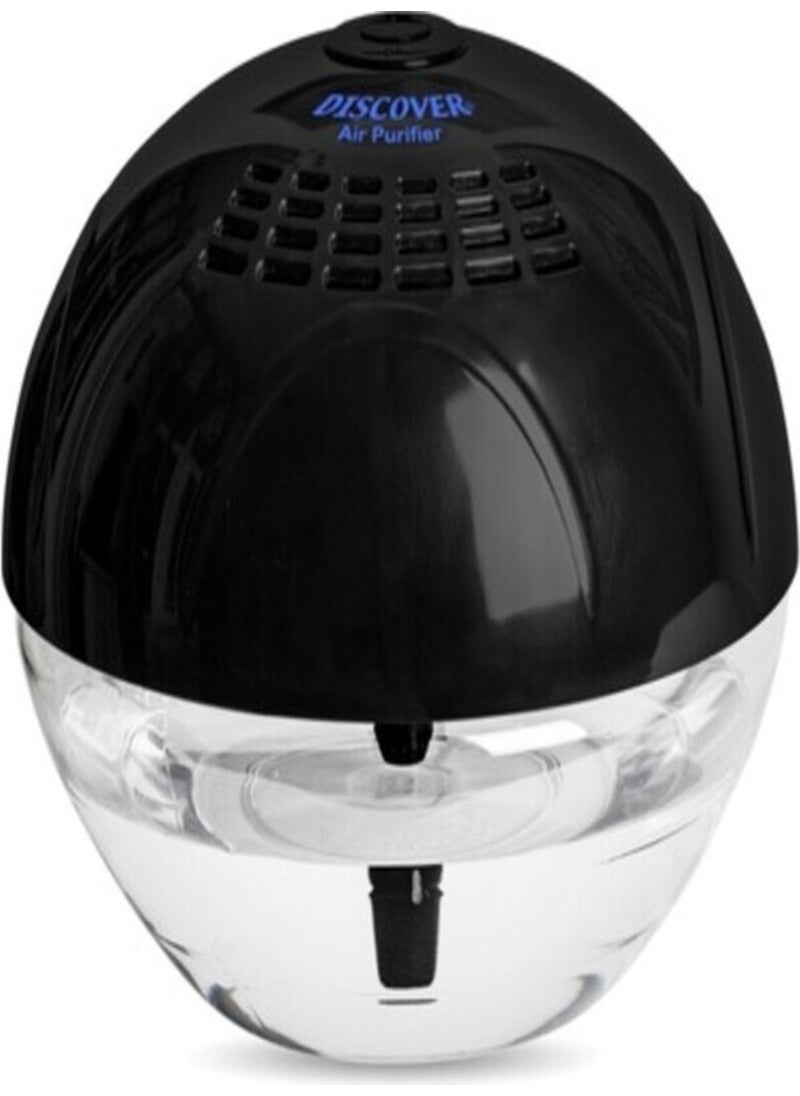 discover - Magic Globe Air Purifier Unlighted Black + 1 Piece Feliz Solution - Image 1