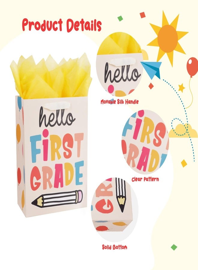 Linelglobal Kindergarten Graduation Gift Bag with Wrapping Tissue Kindergarten Gift Bags for Kids Grade One Boy Girl 12.6" Primary Elementary - Image 4
