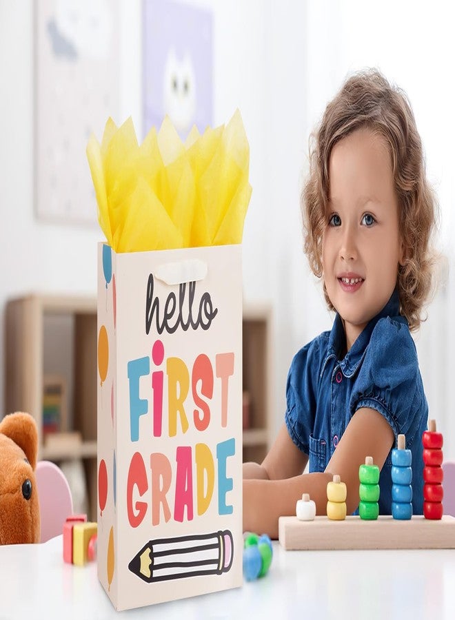 Linelglobal Kindergarten Graduation Gift Bag with Wrapping Tissue Kindergarten Gift Bags for Kids Grade One Boy Girl 12.6" Primary Elementary - Image 3