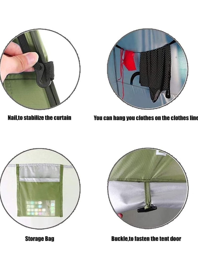 Toby's Fully Automatic Open Changing Tent Fishing Swimming Toilet Pop Up Solar Bath Bag Outdoor Ultralight Camping Shower Bathing Tent - Image 2