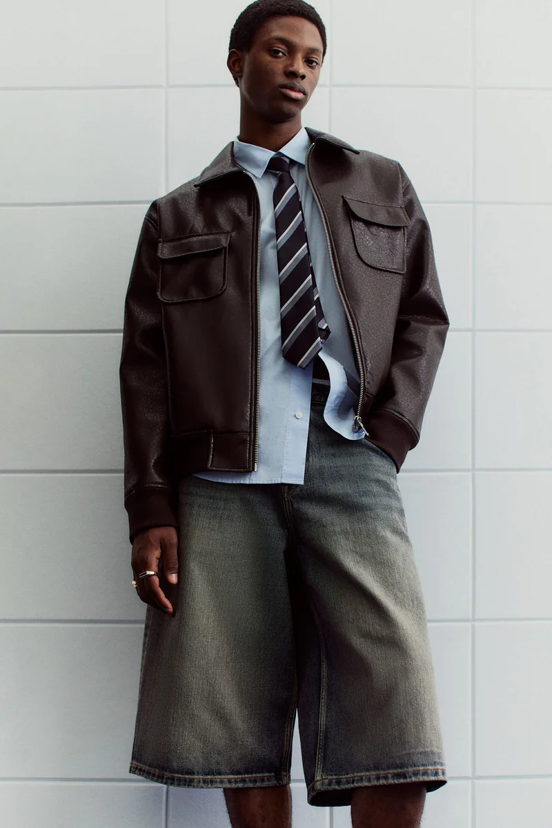 H&M Super Baggy Denim shorts