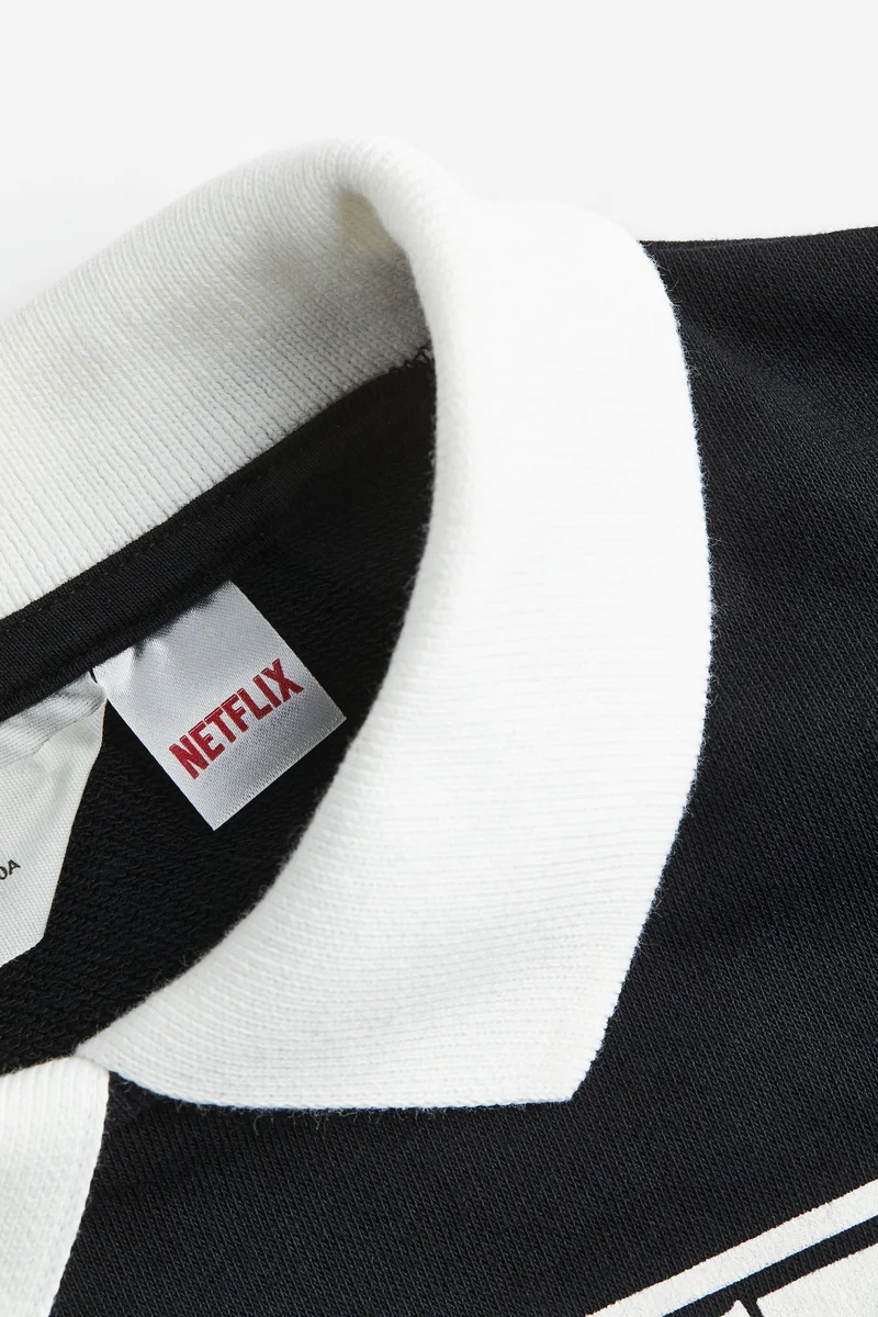 H&M Boxy-style printed sweatshirt