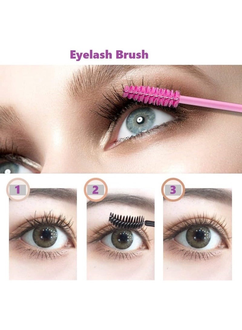 فرشاة متعددة الاستخدامات للرموش والحواجب - عصي خفيفة الوزن للاستخدام اليومي أو في صالونات التجميل - 12 قطعة - Image 2