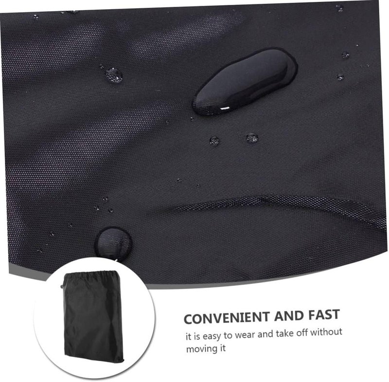 Garneck Oxford Cloth Generator Cover Heavy Duty Machine Storage Protector Outdoor Dust and Rain Resistant Black for Portable Generators - Image 5
