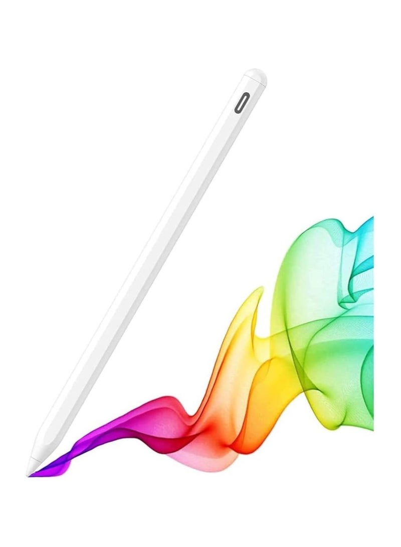 iPad Pencil/Stylus for iPad (2025-2018) with Charging Cable, Active Pencil for iPad A16/10/9/8/7/6, iPad Pro 11/12.9/13, Air 13/10.9/10.5, Mini with Fast Charging - Image 1