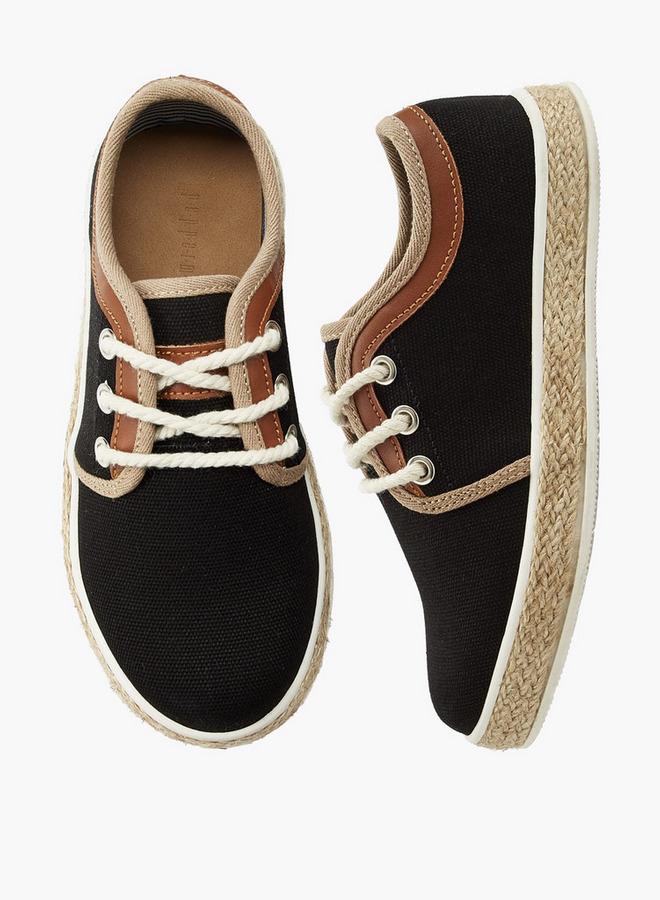 Peppermint Boys Lace-Up Espadrille Sneakers - Image 3