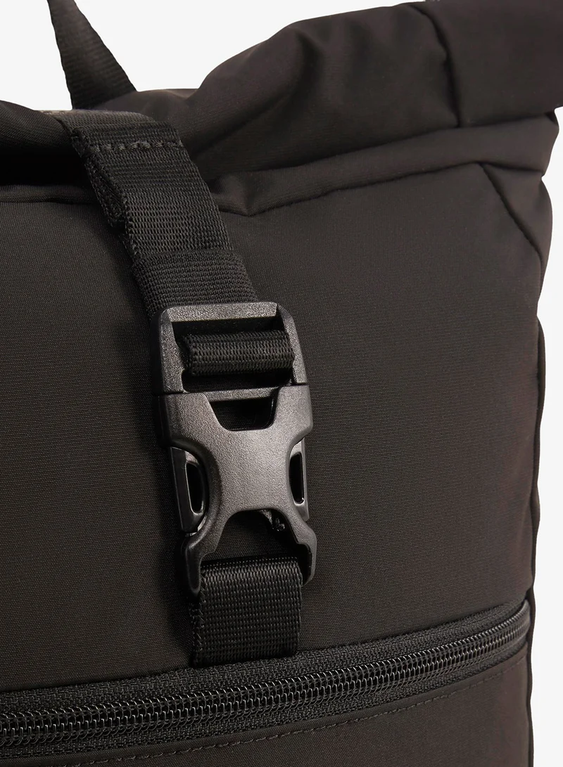 Puma PUMA Black Small Base Rolltop Backpack  | Best Price UAE