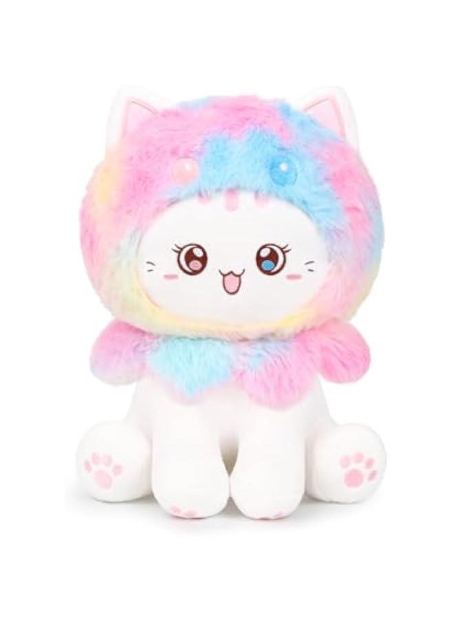 Cute Octopus Cat Plush Toy 10 Kawaii Kitten Stuffed Animal, Cat Octopus Plushie Pillow Gift for Kids  - Image 1