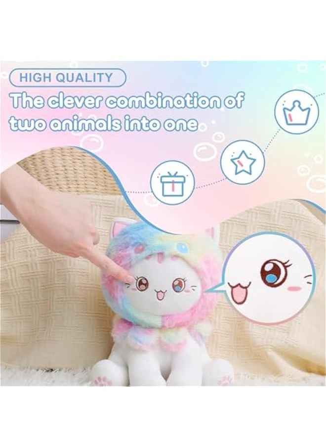 Cute Octopus Cat Plush Toy 10 Kawaii Kitten Stuffed Animal, Cat Octopus Plushie Pillow Gift for Kids  - Image 3