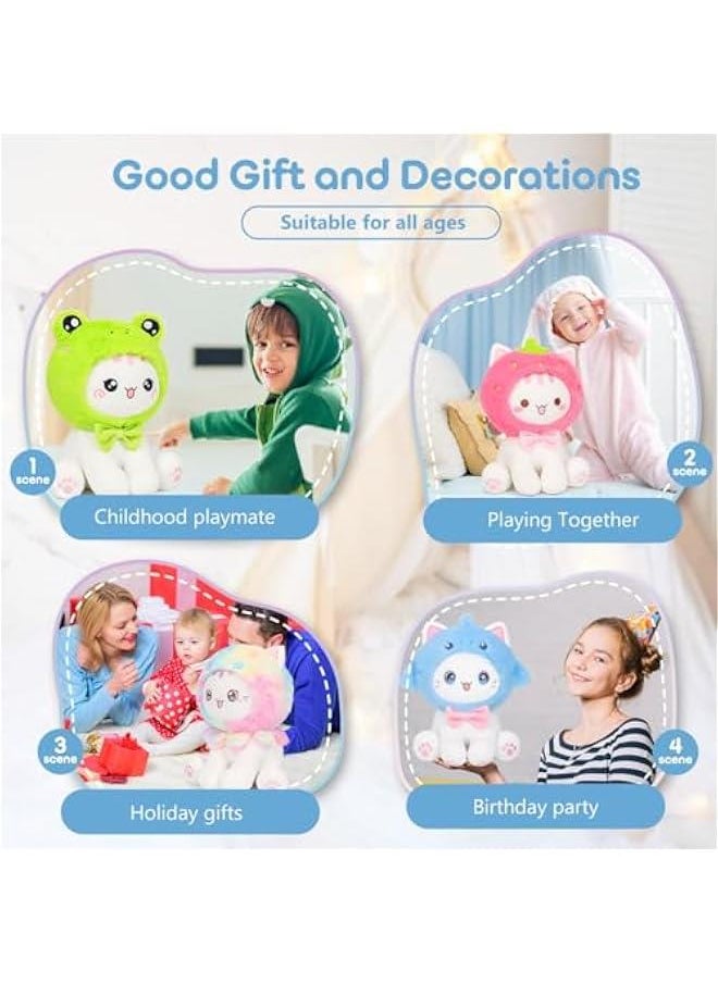Cute Octopus Cat Plush Toy 10 Kawaii Kitten Stuffed Animal, Cat Octopus Plushie Pillow Gift for Kids  - Image 4