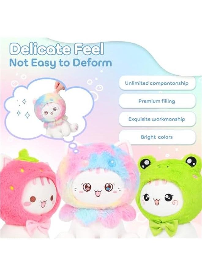 Cute Octopus Cat Plush Toy 10 Kawaii Kitten Stuffed Animal, Cat Octopus Plushie Pillow Gift for Kids  - Image 5