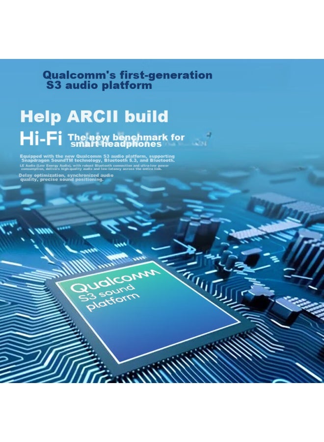 Cleer Arc2 Generation Non-in Open-ear Headphones, Gold List National Subsidy, Over-ear Sports Smart Wireless Bluetooth Headphones, Compatible With Huawei, Apple, Xiaomi, Dusky Blue - Image 3