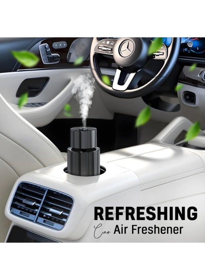 HOUMT Smart Car Air Fresheners, Car Fragrance Diffusers, Mini Ultrasonic Mist Humidifier Auto On/Off, Oil Diffuser for Vehicle, Home and Office - Image 3