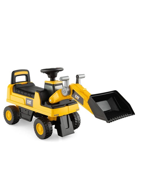 Bulldozer Wheel Loader CAT Licensed Ride-On Construction Truck With Music