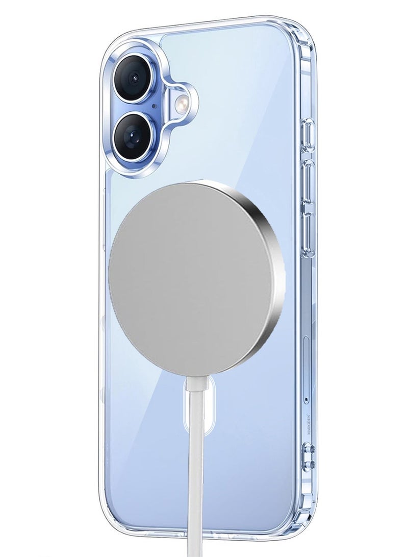 Magnetic Clear Case for iPhone 17 MagSafe Compatible Shockproof TPU Drop Protection Slim Transparent Cover - Image 5