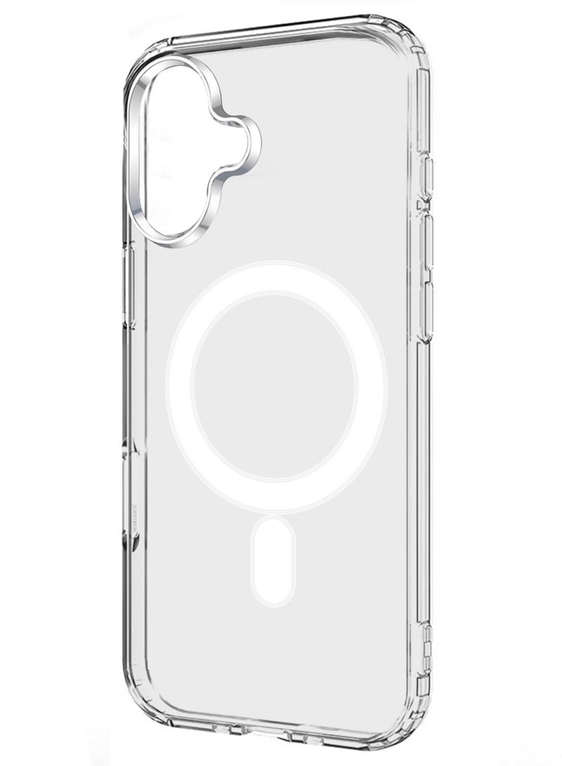 Magnetic Clear Case for iPhone 17 MagSafe Compatible Shockproof TPU Drop Protection Slim Transparent Cover - Image 4