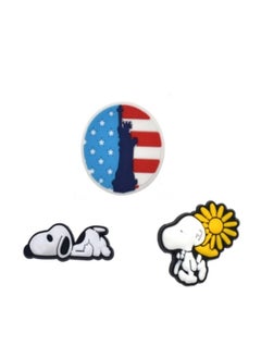 3 Pieces Brooch With Cartoon Character Design