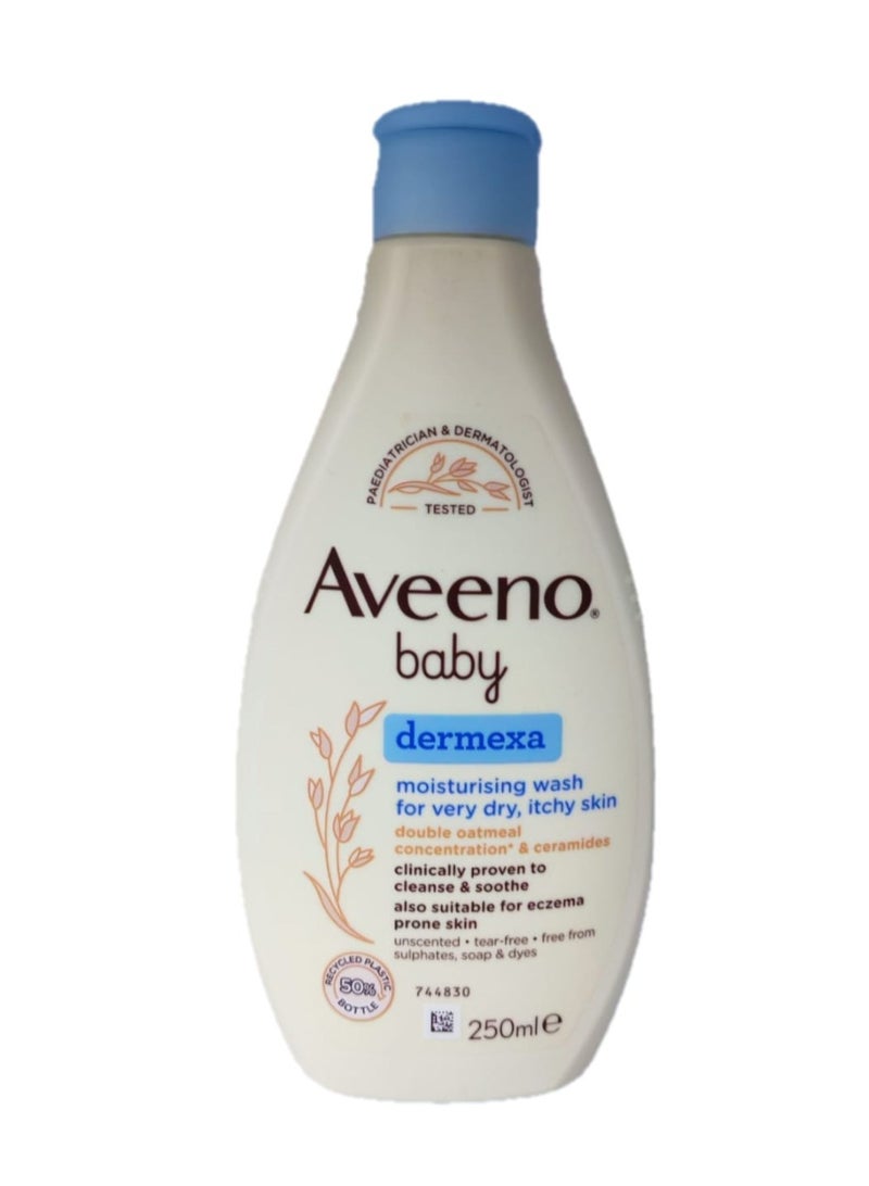 Aveeno Baby Dermexa Moisturising Wash 250ml - Image 1