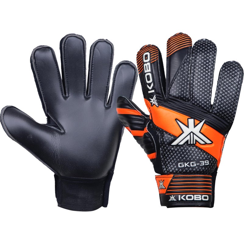 Kobo Rubber GKG-39 Football Goal Keeper Gloves for Training & Beginners, Multicolor - Image 4
