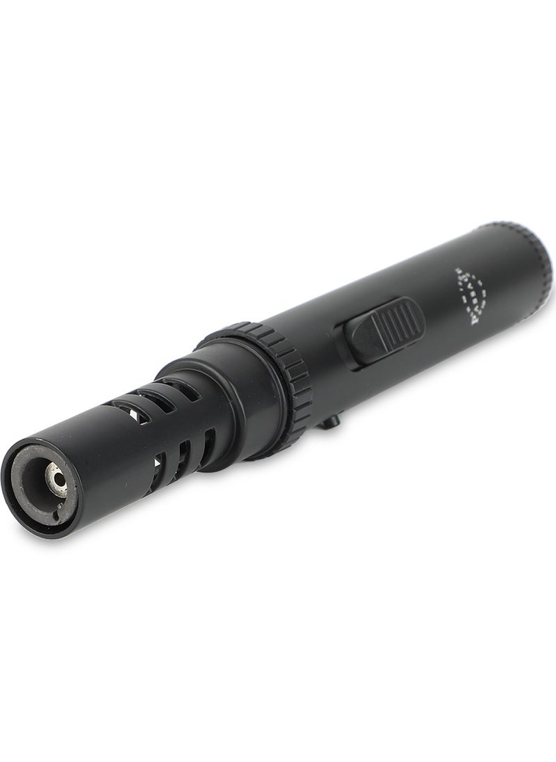 Passage Jet Flame Lighter Portable Refillable Lighter For Oud,Grill, Bbq, Camping Windproof, Durable Black.  - Image 3
