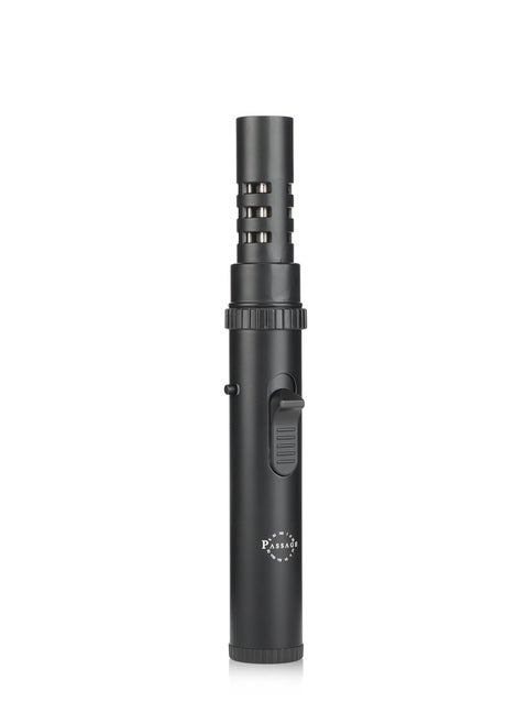 Jet Flame Lighter Portable Refillable Lighter For Oud,Grill, Bbq, Camping Windproof, Durable Black.