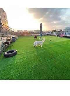 ماركة غير محددة سجادة عشب صناعية وهمية من FFD سجادة عشبية واقعية وسميكة  - Image 3