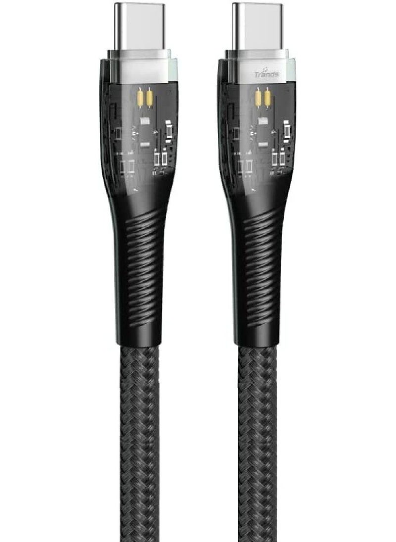 Trands Glassyseries Type C to C Cable TR-CA696 - Image 1
