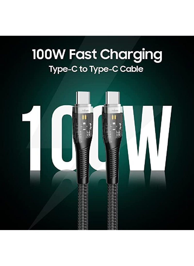 Trands Glassyseries Type C to C Cable TR-CA696 - Image 4