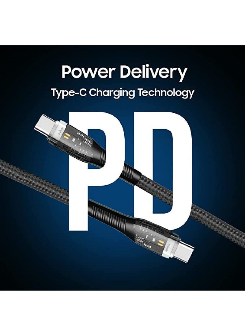 Trands Glassyseries Type C to C Cable TR-CA696 - Image 5