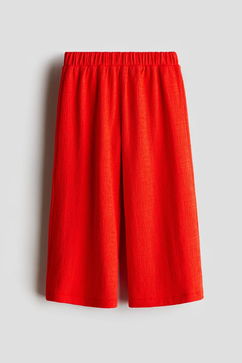 H&M Wide leg jersey trousers