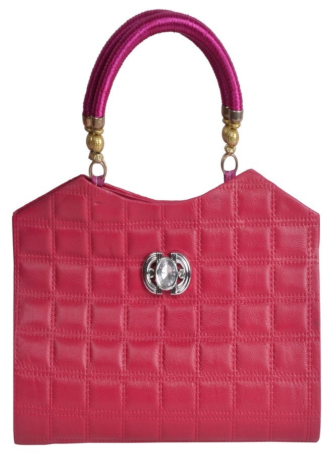 Ledera Women's Handbag (Pink, 304) - Image 1