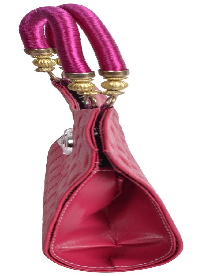 Ledera Women's Handbag (Pink, 304) - Image 3