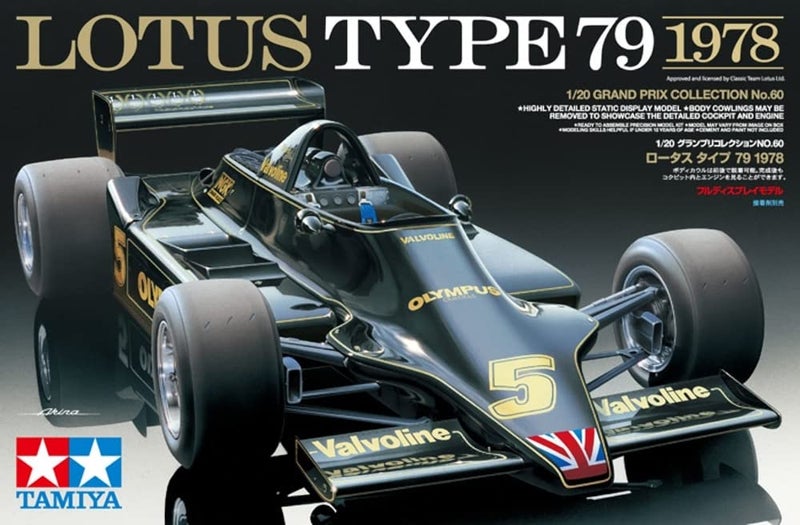 Tamiya Lotus Vehicle 300020060 Type 79 1978 Car Model Kit 1:20, Black, Mittel - Image 2