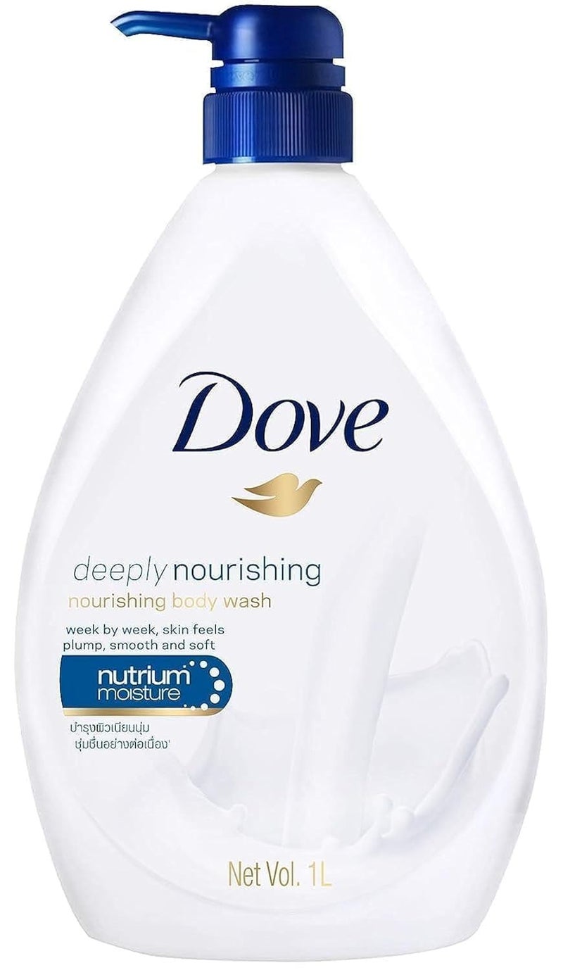 Dove Body Wash 338Oz WPump Deeply Nourishing Pack Deeply Nourishing 1