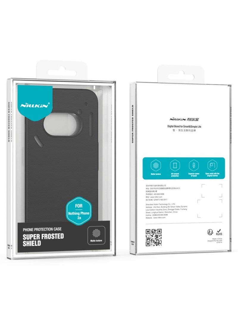 HuHa Case Cover For Nothing Phone 2a NILLKIN Frosted Shield Phone Protective Case Blue - Image 2
