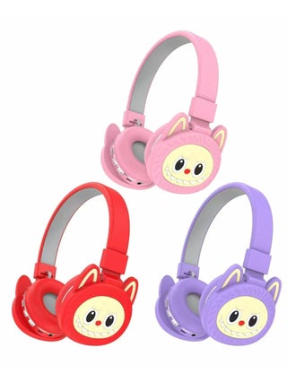 WIRELESS HEADPHONE WITH LABUBU CARTOON FIGURE - view 3