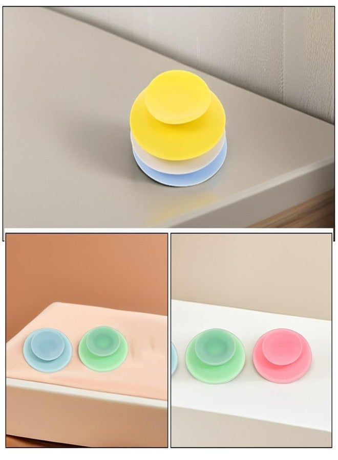 Healeved Silicone Suction Cups 6Pcs Double-Sided Suction Plate Pads for Toddler Plates Elderly Bowls and Patient Dinnerware Non-Slip Anti-Spill Solution 3.74X3.74 Inches - Image 5