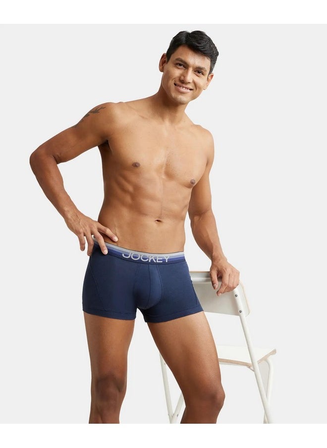 JOCKEY Jockey Men's Cotton Boxers (Pack of 1) (US20-0105-ECNVY_XL_Navy_Navy_XL)  - Image 3