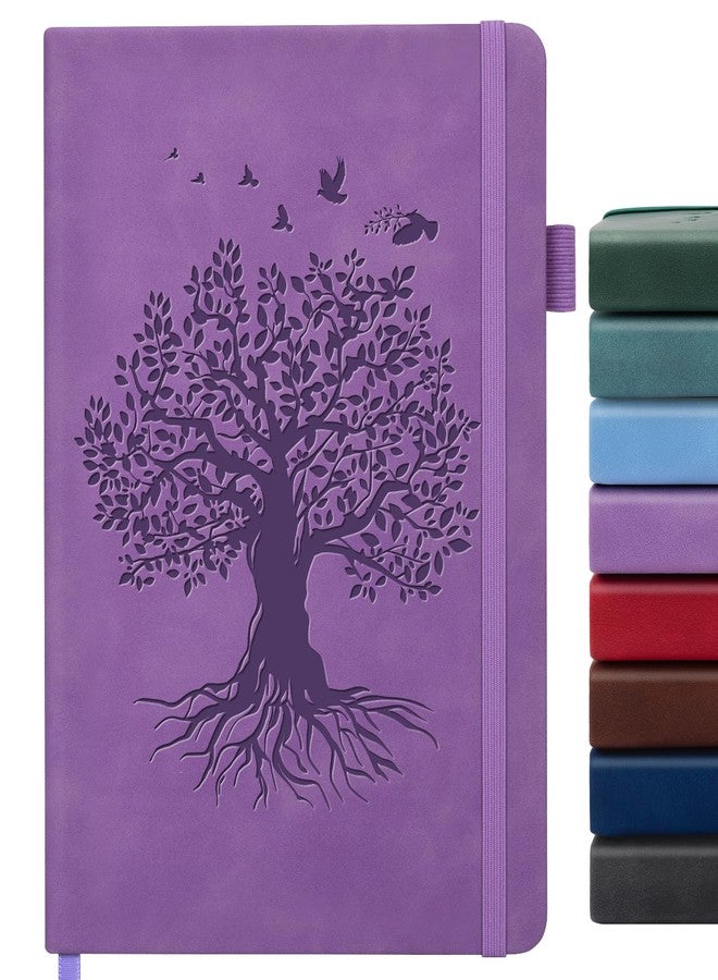 ALKALO Lined Journal Notebook for Women Men, A5 Hardcover Leather Journals for Writing, 200 Pages/100GSM Thick Paper, Daily Journal Notebook for Work, School, Note Taking, Business, Travel, College Ruled - Image 1