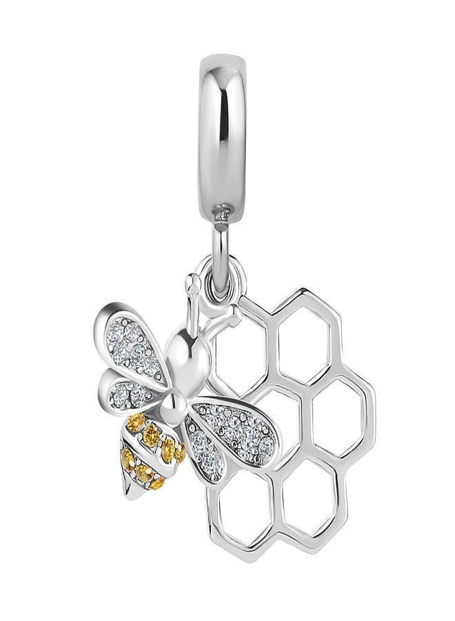 SBI Jewelry Women Birthday Dangle for Wife Queen Honey Bee Charm Compatible with Pandora Charm Bracelet Jewelry Gifts - Image 1