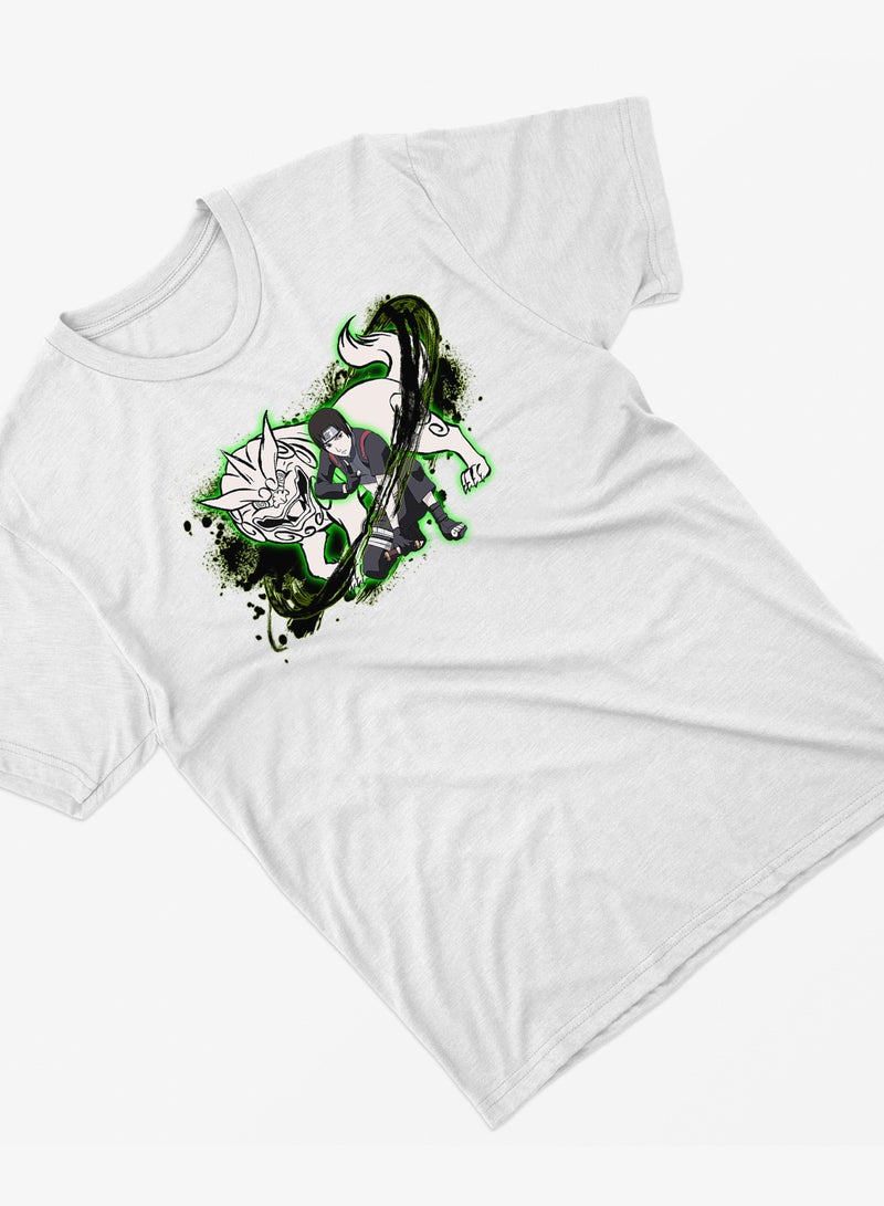 Fashion World Cotton T-shirt Printed with High-quality Anime Naruto Sai - Image 2