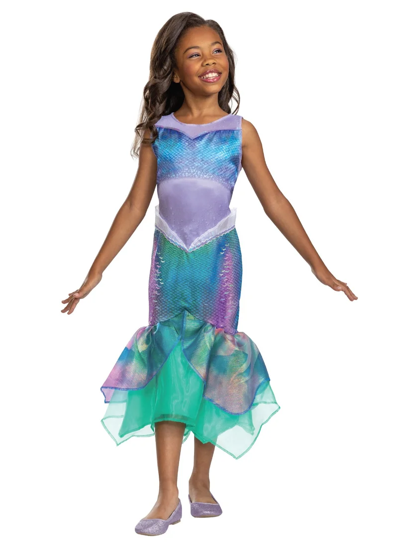 بارتي سينتر Disney Ariel Mermaid Classic Costume for Girls, Officially Licensed Princess Costume