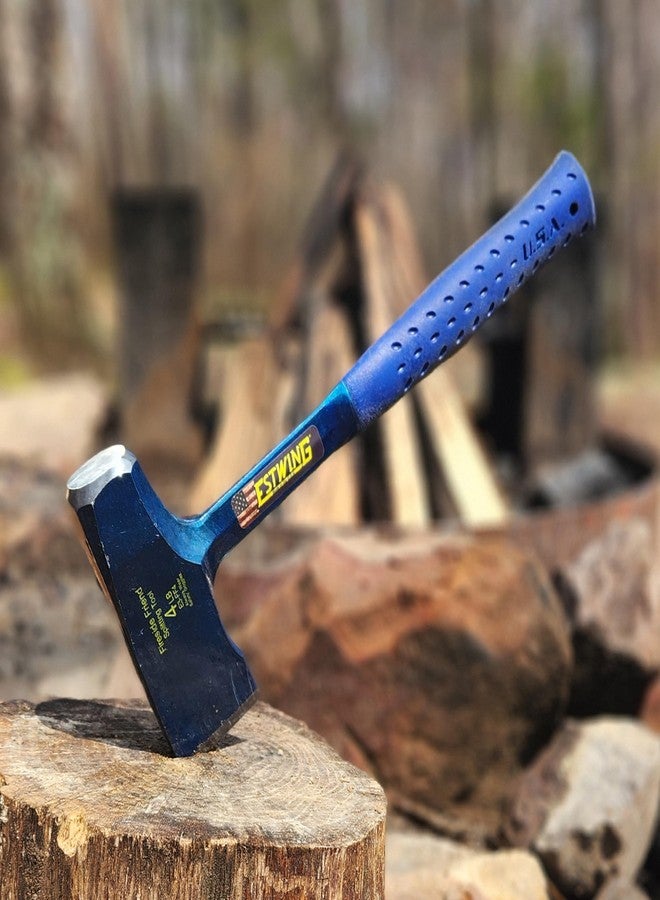 Estwing Fireside Friend Axe - 14" Wood Splitting Maul with Forged Steel Construction & Shock Reduction Grip - E3-FF4, One Size - Image 4