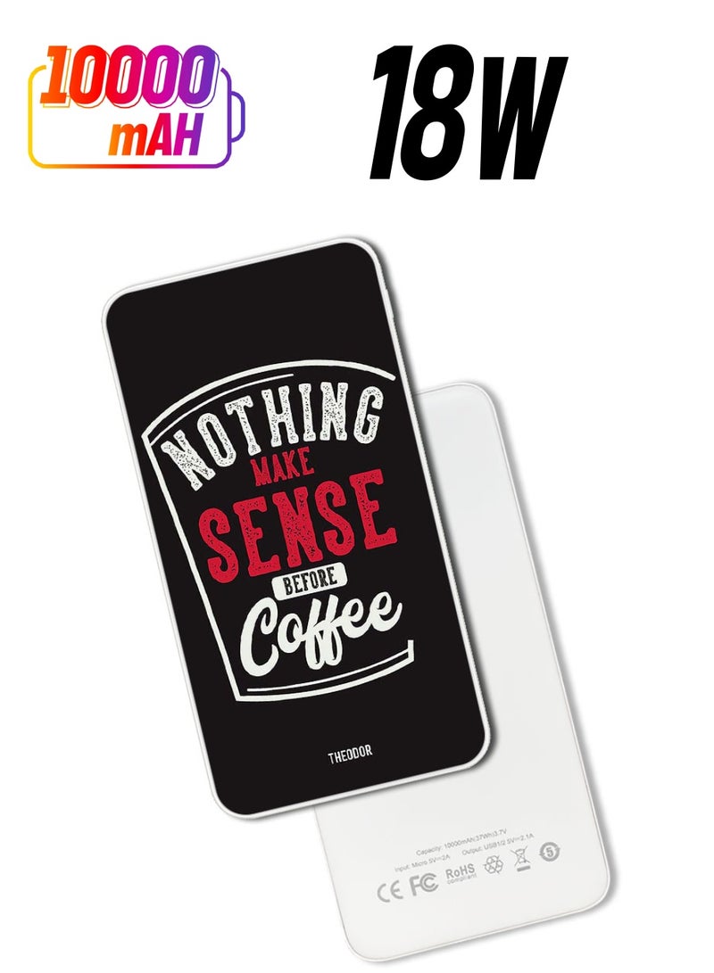 Theodor 10,000 mAh Super Fast Charging Ultra Compact Power Bank with Quick Charge & Power Delivery, Portable Charger For iPhone and Android Nothing Make - Image 1